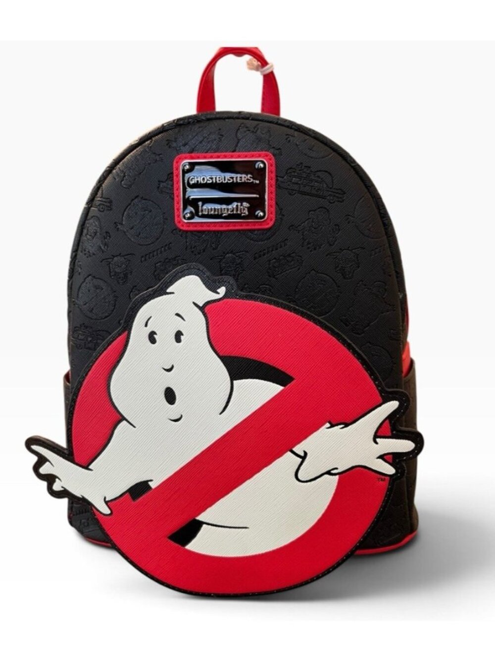 Loungefly Ghostbusters Ghost Logo Glow-in-the-Dark Mini Backpack NWT